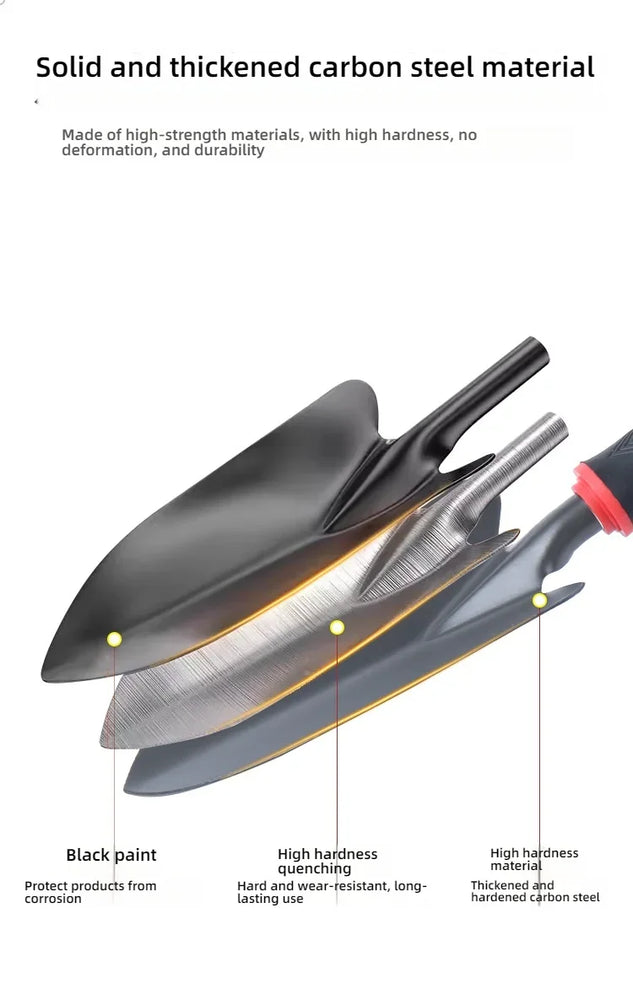 7-Piece Carbon Steel Mini Garden Tool Set for Potted Plants and Precision Gardening