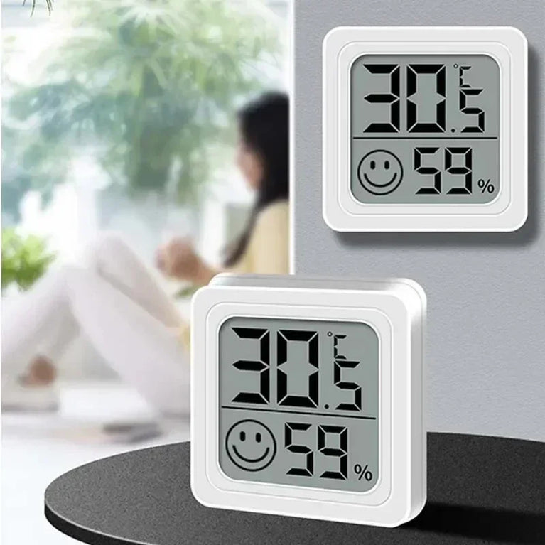 Mini Digital Thermometer & Hygrometer | 4-Piece Indoor Weather Station