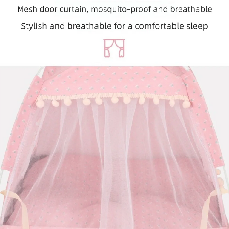 Princess Cat Bed Foldable Soft Tent House All Season Comfort
