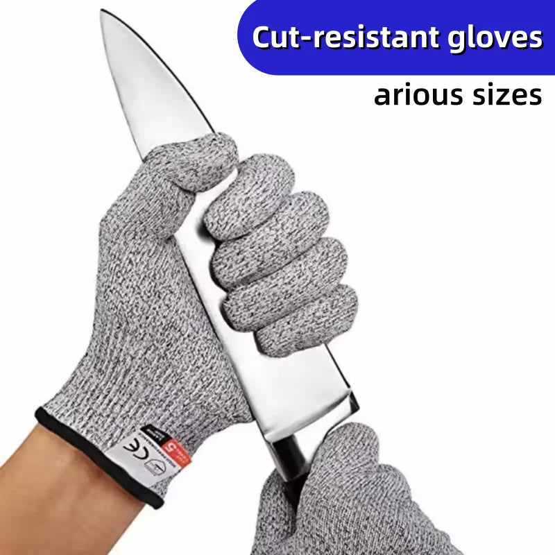 Level 5 Anti Cut Gardening Gloves Heavy Duty Safety Work Gloves
