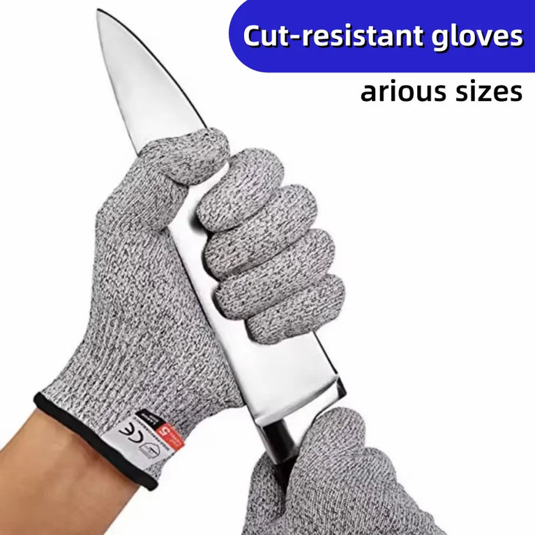 Level 5 Anti Cut Gardening Gloves Heavy Duty Safety Work Gloves