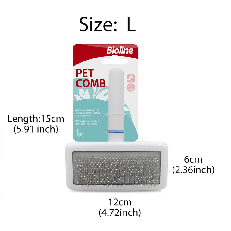 Self Cleaning Pet Hair Remover Brush for Dogs Cats Grooming