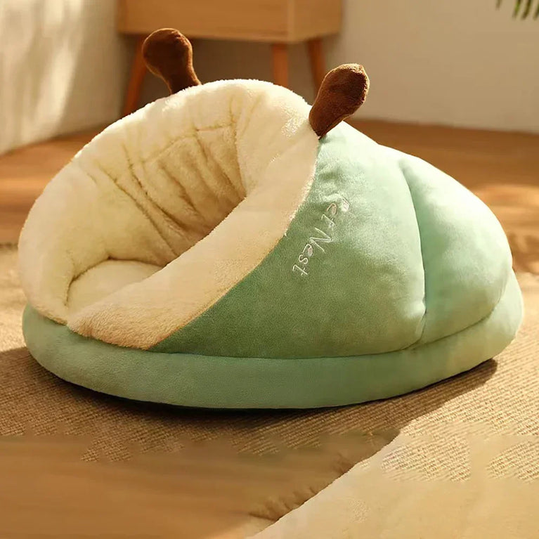 Soft Winter Warm Plush Dog Sofa Bed Cozy Cave Kennel Removable Cover Pet Nest