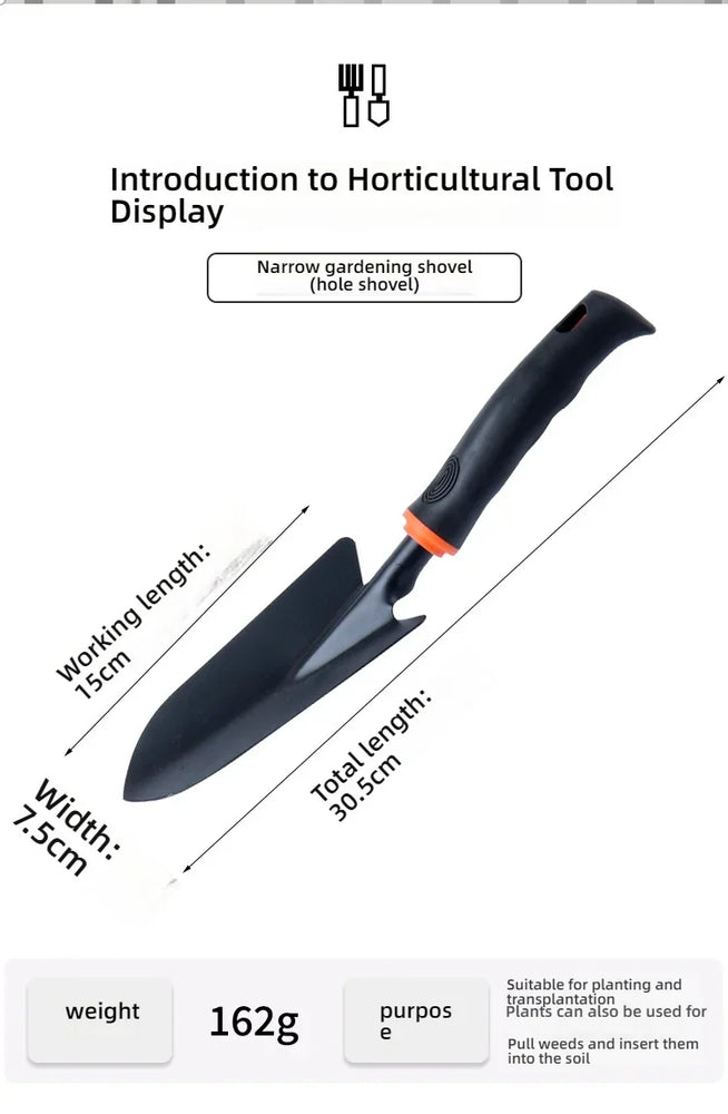 7-Piece Carbon Steel Mini Garden Tool Set for Potted Plants and Precision Gardening