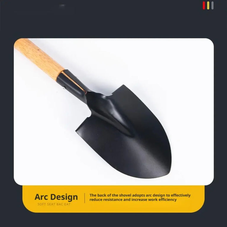 Heavy Duty Steel Garden Digging Shovel for Soil and Planting Work