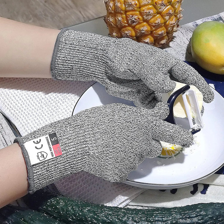 Cut Resistant Gardening Gloves Level 5 Food Safe Protective Gloves