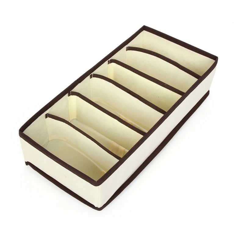 Non-Woven Underwear & Sock Organizer | Foldable Wardrobe Drawer Divider