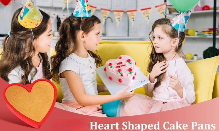 Silicone Heart-Shaped Cake Pan | Nonstick Professional Bakeware