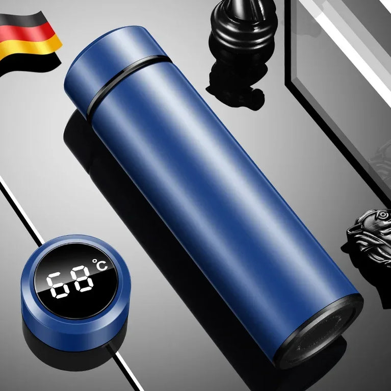 500ml Smart Stainless Steel Insulated Water Bottle with Display