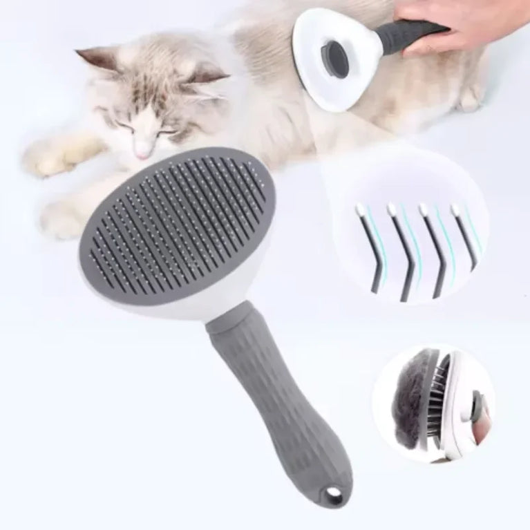 Stainless Steel Cat Grooming Comb Hair Remover Dematting Tool