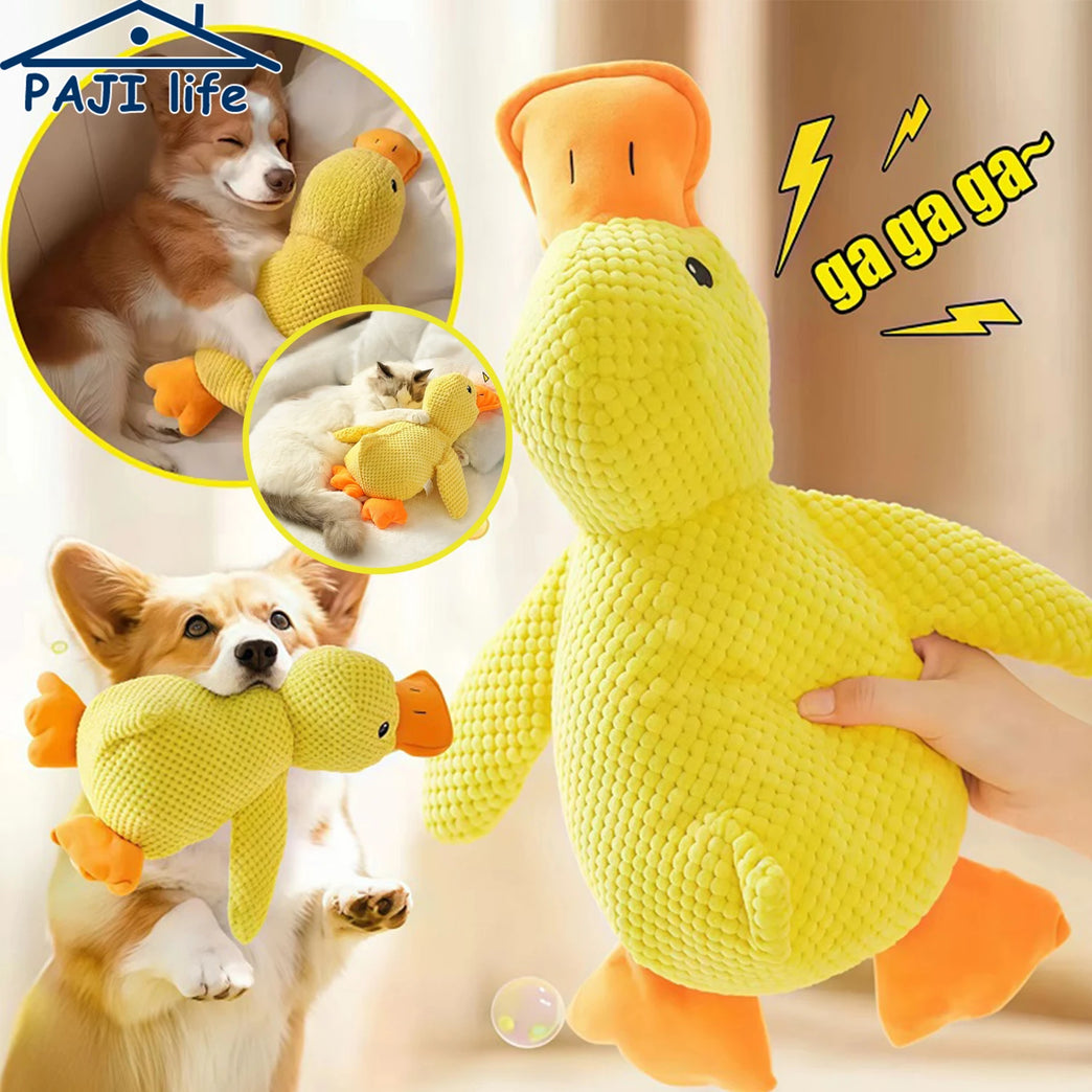 Duck Dog Toy Plush Chew Resistant Durable Dog Toy Quacking Sound