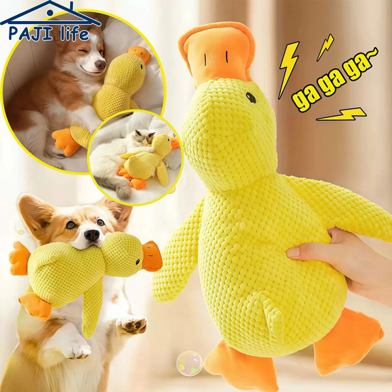 Duck Dog Toy Plush Chew Resistant Durable Dog Toy Quacking Sound