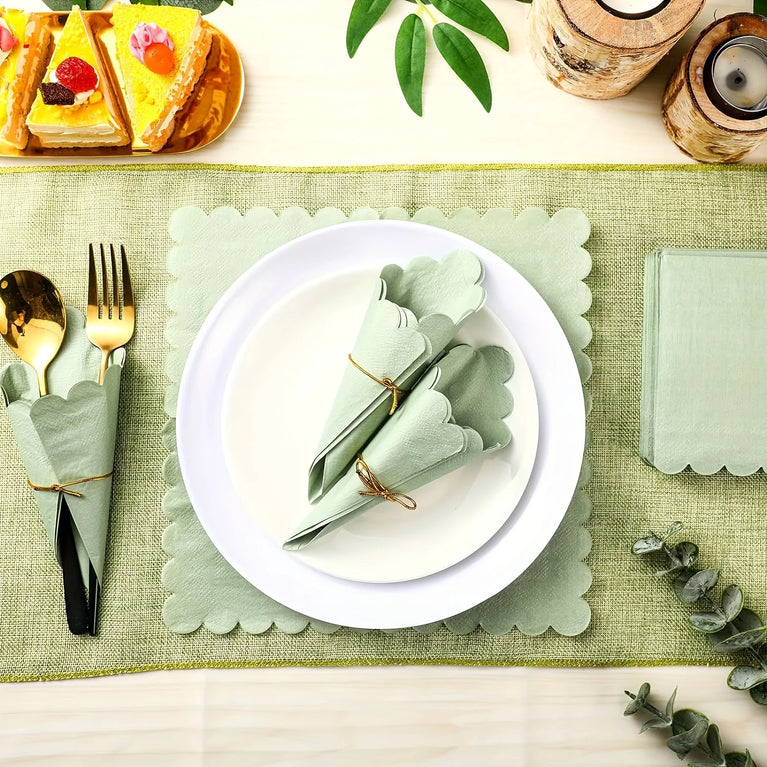 100PCS COCKTAIL DISPOSABLE BEVERAGE PAPER NAPKINS DINNER WEDDING BIRTHDAY PARTY