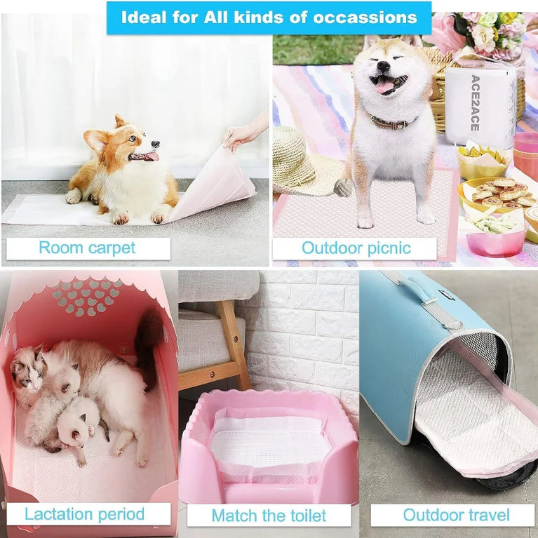 Super Absorbent Pet Diaper Dog Training Pee Pads Quick-dry Mat