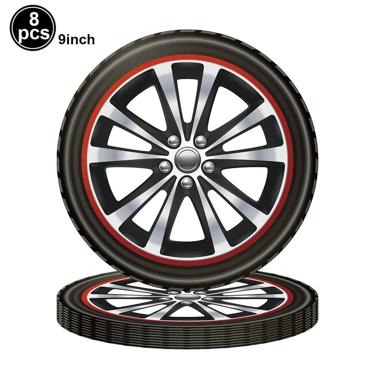 Racing Car Birthday Party Tableware Set Plates Napkins Kids Theme