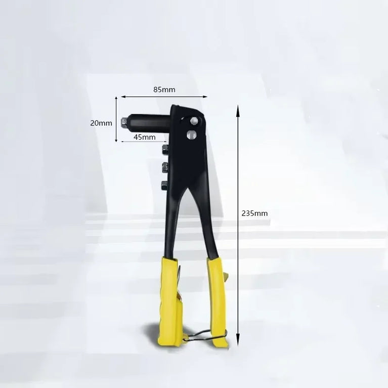Professional Manual Rivet Gun | Anti-Rust Carbon Steel Hardware Tool