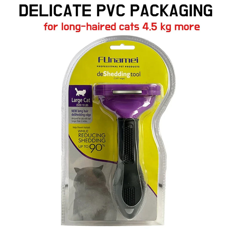 Pet Hair Remover Deshedding Brush Dog Cat Grooming Comb Tool
