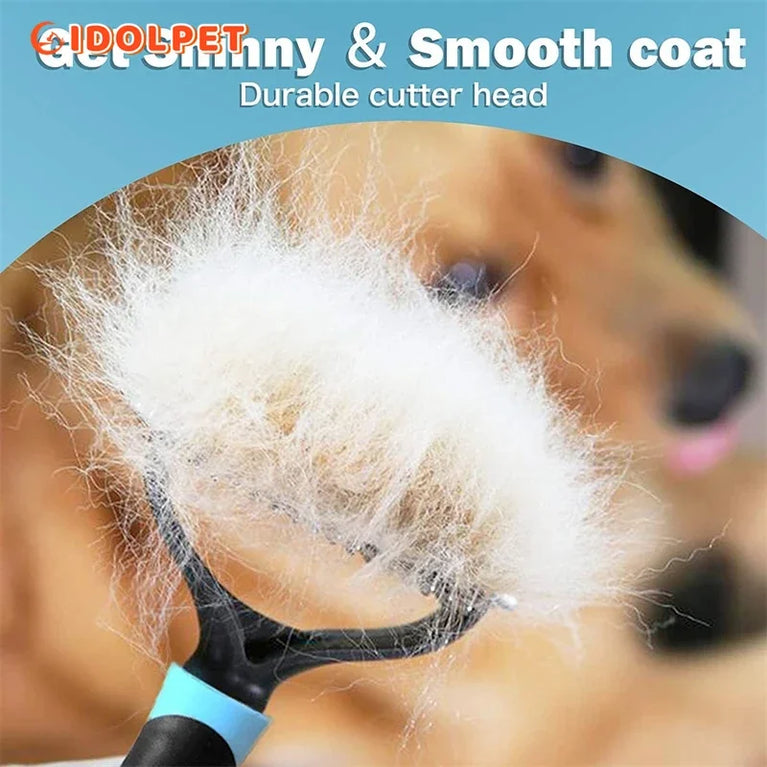 BOLD Professional Pet Deshedding Brush 2 Sided Dematting Cat Grooming