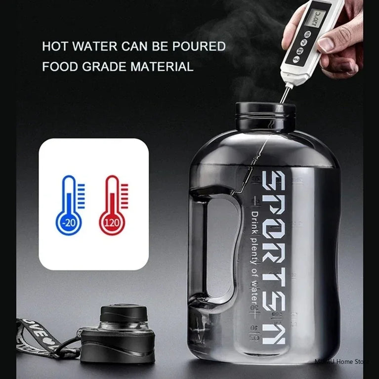 Large Capacity Sports Waterbottle 5L Gym Cycling Camping Fitness Drinking Bottle