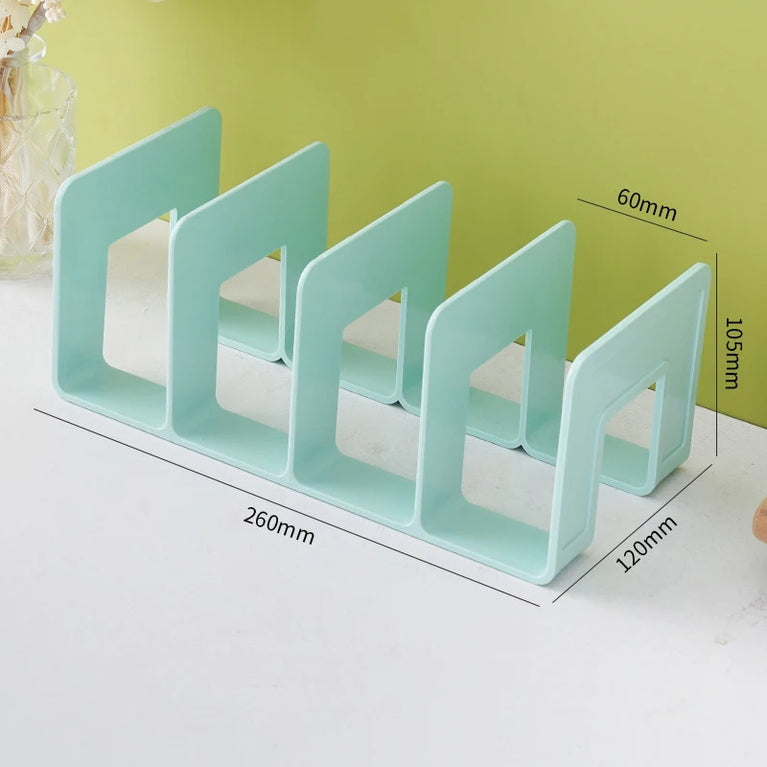 Ins Minimalist Iron Desktop Storage Rack Organizer Bookshelf