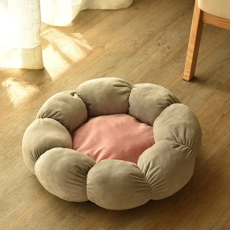 Comfortable Flower Dog Bed Cooling Pad Large Dogs Puppy Pads Mat Set