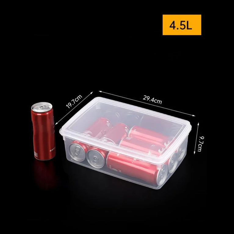 Durable Transparent Storage Box Reusable Food Grade Kitchen Storage Box