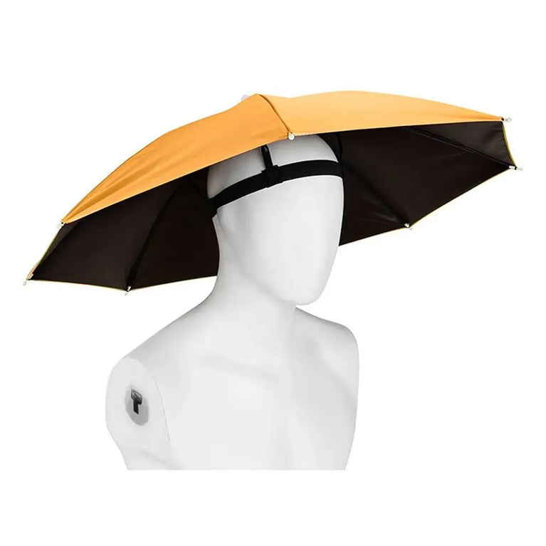 Foldable Head Umbrella Hat | Hands-Free Sun & Rain Protection
