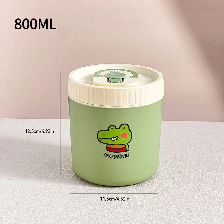 304 Stainless Steel Thermal Bento Lunch Box Leakproof Insulated Food Container