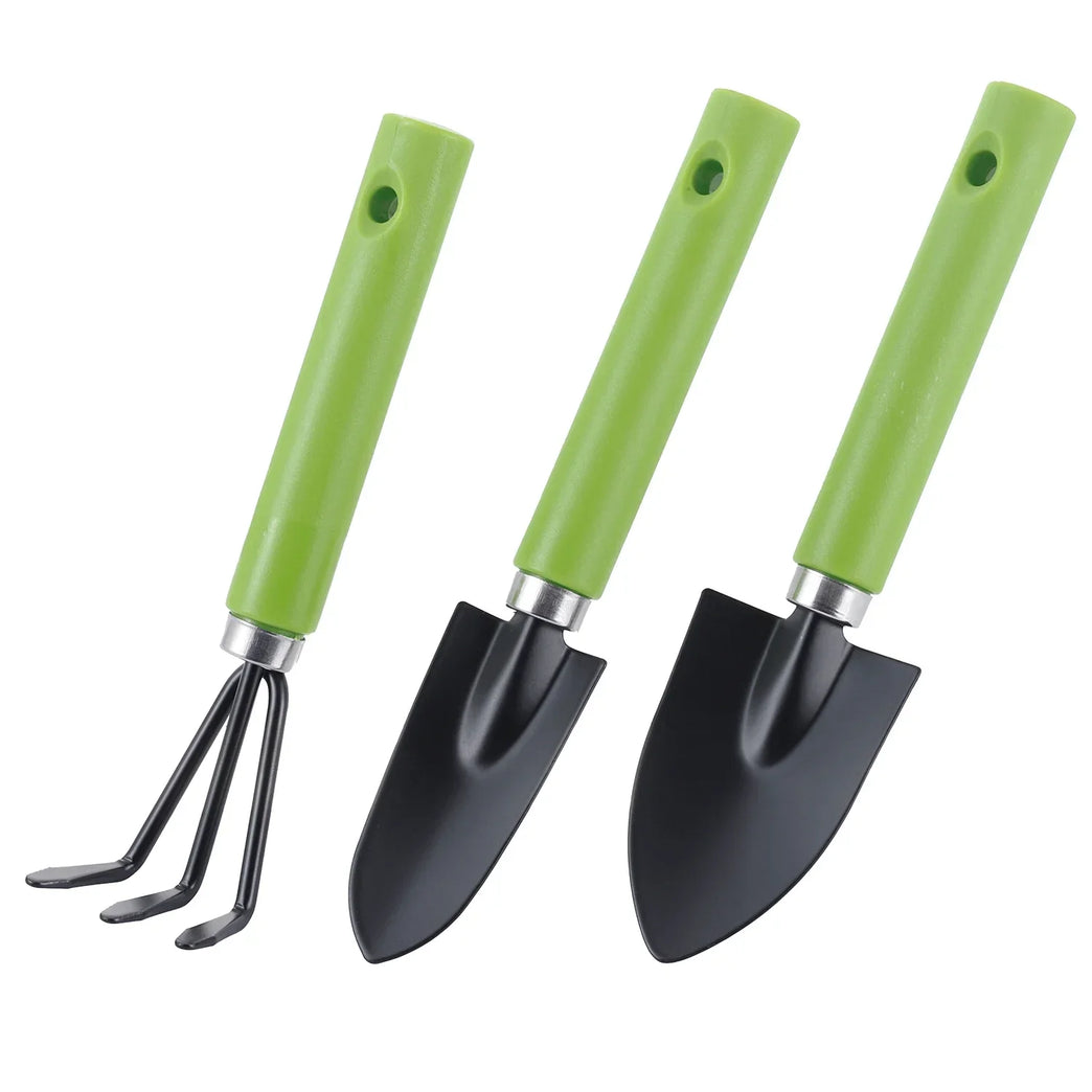 Mini Gardening Tool Set 3 Pcs Shovel Trowel Rake for Plants