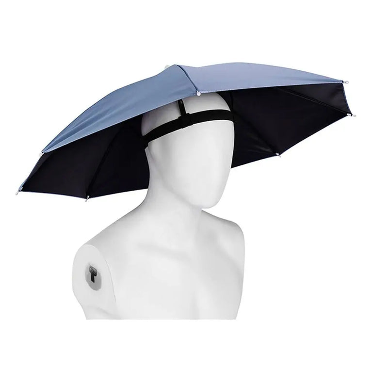 Foldable Head Umbrella Hat | Hands-Free Sun & Rain Protection