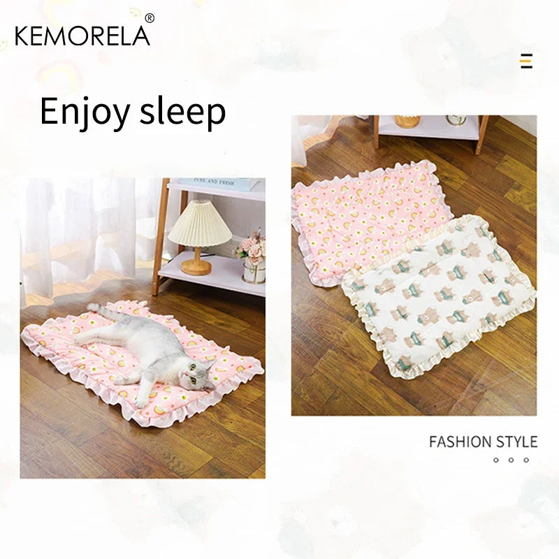 Double Sided Pet Mat Cat Heating Pad Cooling Bed Cat Universal