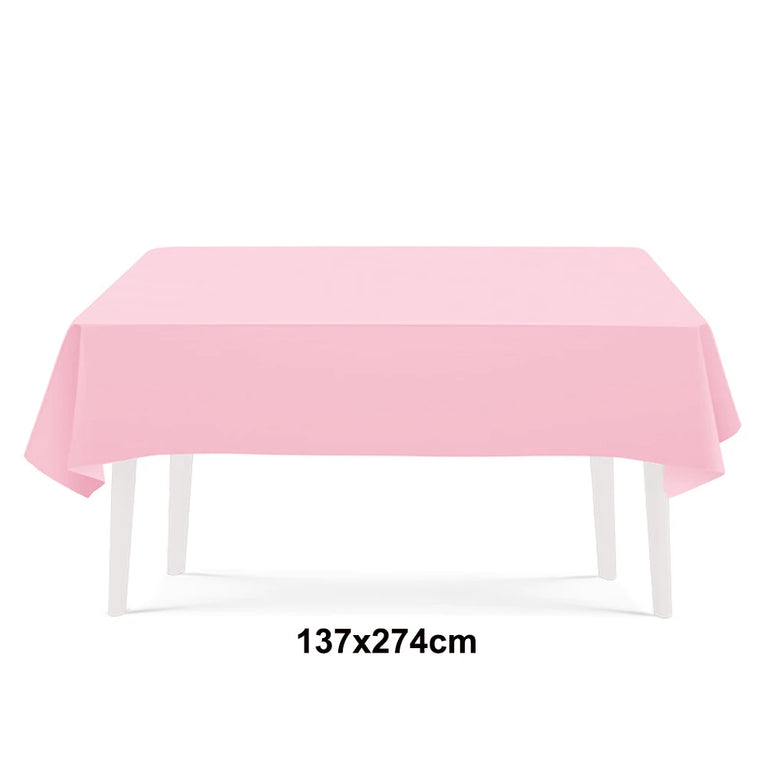 Solid Light Pink Girls Birthday Party Disposable Tableware Set Cups Plates