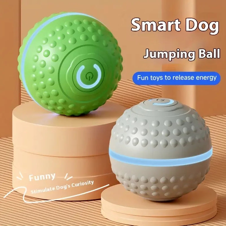 Smart Interactive Dog Toy Ball | Automatic Bouncing Rolling Toy