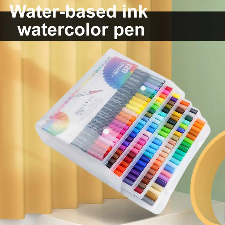 Double-Head Art Markers | Professional Drawing Brush Pen Set