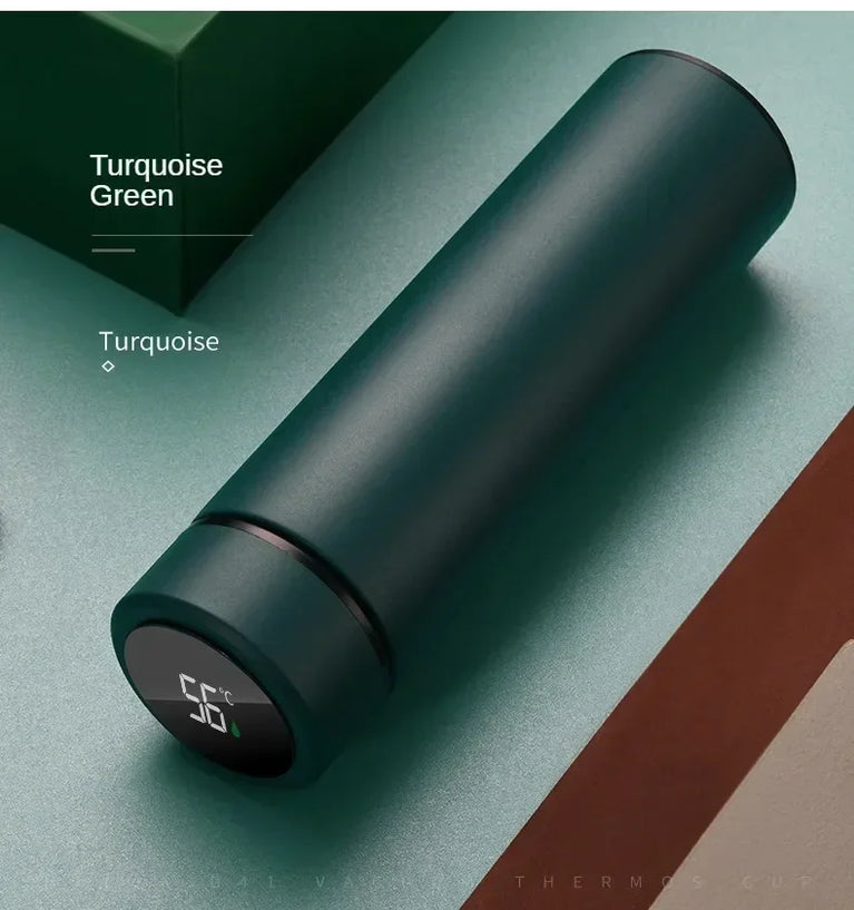 500ml Smart Stainless Steel Insulated Water Bottle with Display