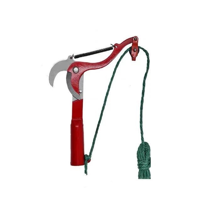 High Branch Extension Lopper Tree Pruner Saw Cutter Rope Garden Tool