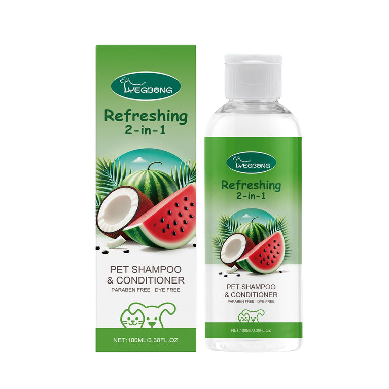 100ml Hypoallergenic 2-in-1 Pet Shampoo & Conditioner