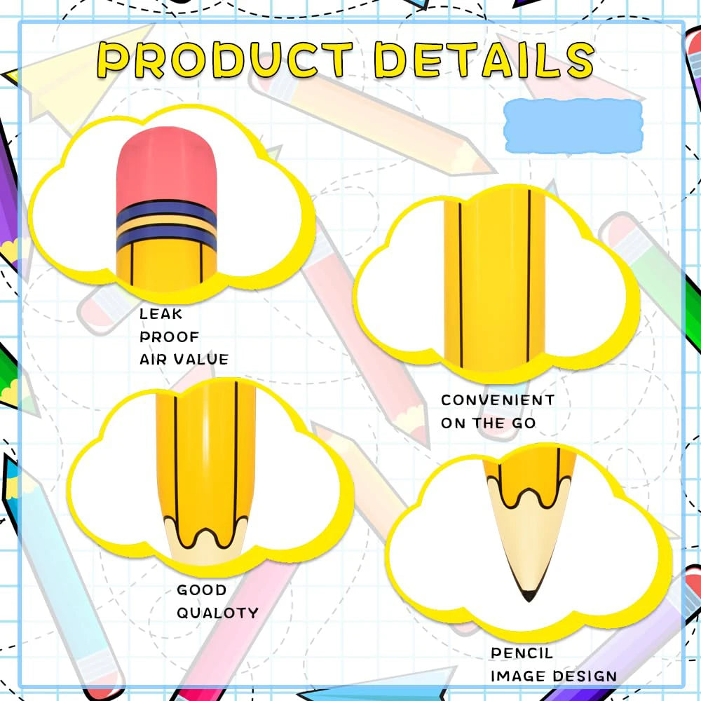 Giant Inflatable Pencil Balloon | 3D School-Themed Classroom & Graduation Decor
