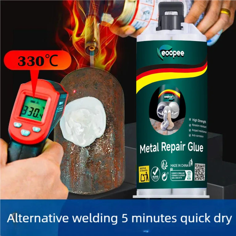 High-Strength Metal Repair Glue | Heat-Resistant AB Epoxy Adhesive & Sealant