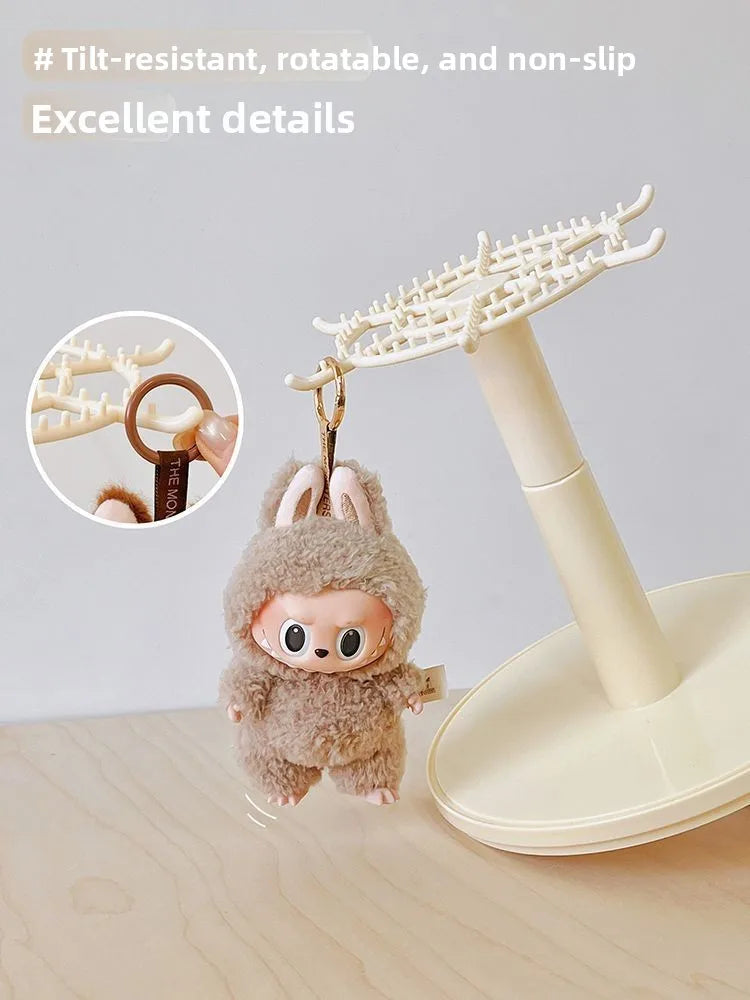 Modern Minimalist Rotating Display Case | Large Capacity Toy & Jewelry Organizer