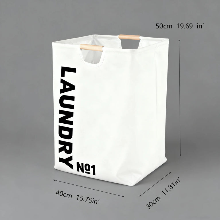 Large Capacity Waterproof Laundry Basket | Foldable Fabric Storage Bin with Handles