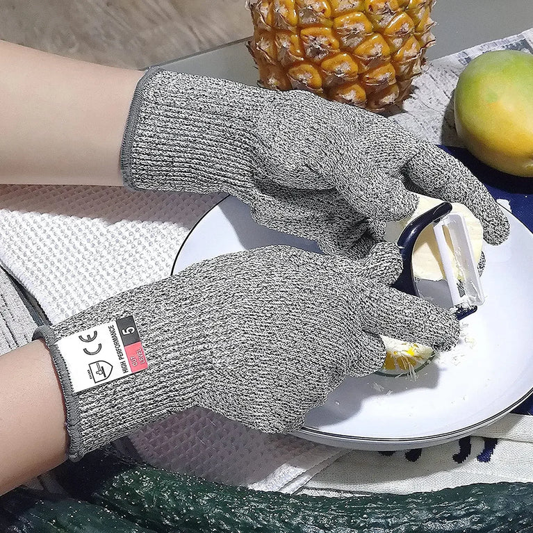 Cut Resistant Gardening Gloves Level 5 Food Safe Protective Gloves