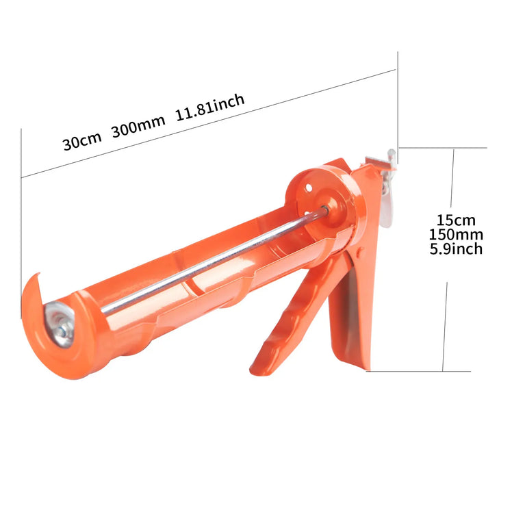 High-Thrust Caulking Gun | Professional No-Drip Silicone Applicator