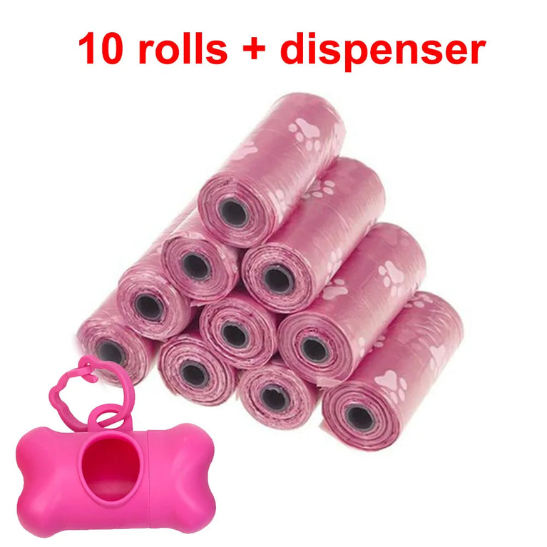 10 Roll Biodegradable Dog Poop Bags Compostable Waste Bags