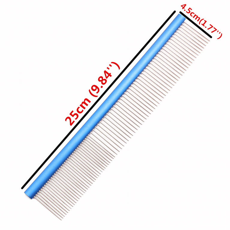 Pet Grooming Combs Aluminum Alloy Brush Professional Dog Comb