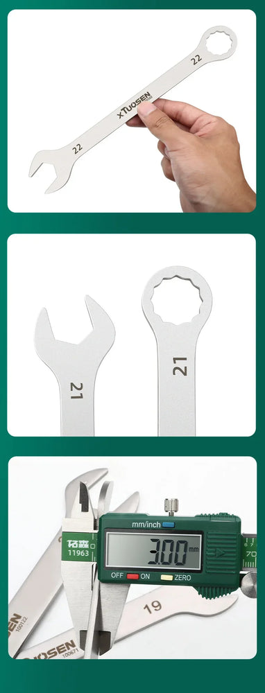 Ultra-Thin Combination Wrench | Precision Dual-Purpose Hand Tool