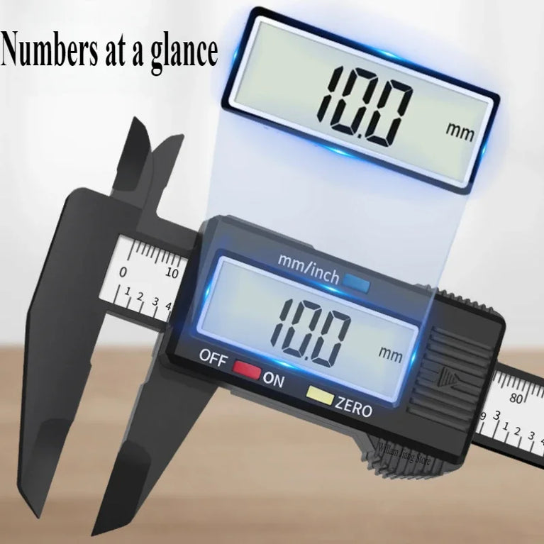 Digital Vernier Caliper | Precision LCD Measuring Instrument for Metalworking & DIY
