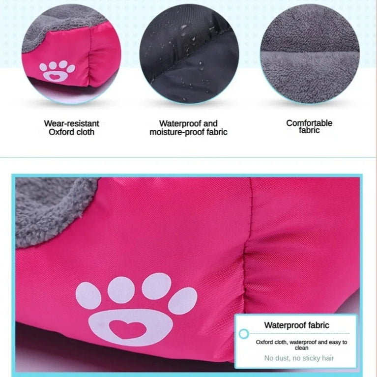 Soft Square Waterproof Large Dog Sofa Winter Warm Elastic Cushion Bed
