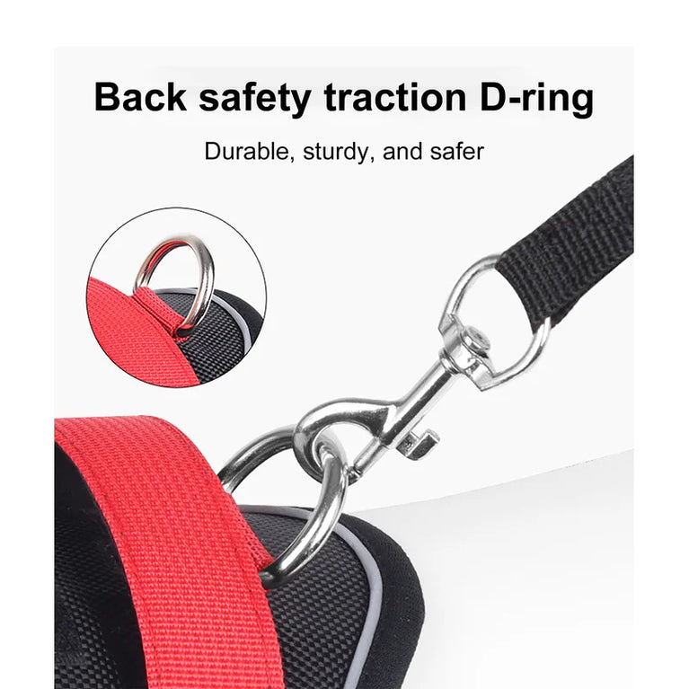 Reflective Tactical Dog Harness Vest Waterproof Oxford Durable Adjustable Large Dog Harness