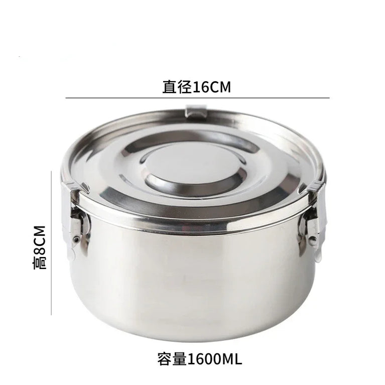 350-3000ML Microwave Stainless Steel Leakproof Bento Lunch Box Food Container